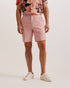 DAMASKS-Shorts-Slim Cotton Linen Short- Ted Baker Romania